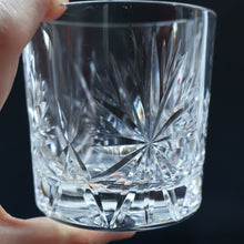 Load image into Gallery viewer, Vintage LOT OF FIVE 1960s Edinburgh Crystal Whisky Tumblers STAR OF EDINBURGH Pattern. 3 1/4 inches  (Signed)
