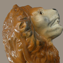 Load image into Gallery viewer, SiNGLE ANTIQUE Victorian Standing Staffordshire Style Bo'ness Lion. Large in Excellent Condition