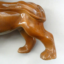 Load image into Gallery viewer, SiNGLE ANTIQUE Victorian Standing Staffordshire Style Bo'ness Lion. Large in Excellent Condition