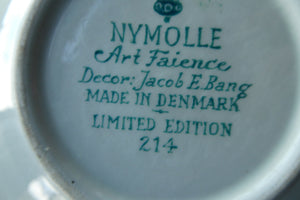 1960s Danish Nymolle Ceramic Dishes Tivoli Pattern by Jacob E Bang