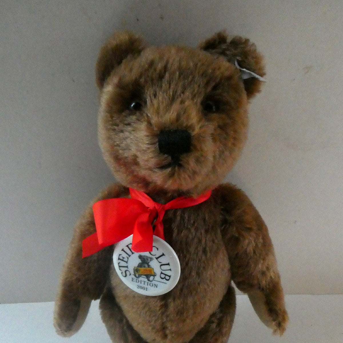 その他 STEIFF  TEDDYBEAR 2001 シュタイフSteiff 2001 テディベア ぬいぐるみ 白 (K-130337