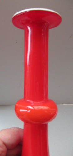 1960s CARNABY Glass Vase. Designed by Per Lutken for Holmegaard Glass