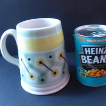 Load image into Gallery viewer, 1950s Buchan Stoneware Tankard Shape Mug. Very Rare Abstract Pattern
