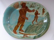 Load image into Gallery viewer, ICONIC EDINBURGH. HUTSUL Art Fund of USSR Lviv Ceramic Sculptural Factory Decorative Plate
