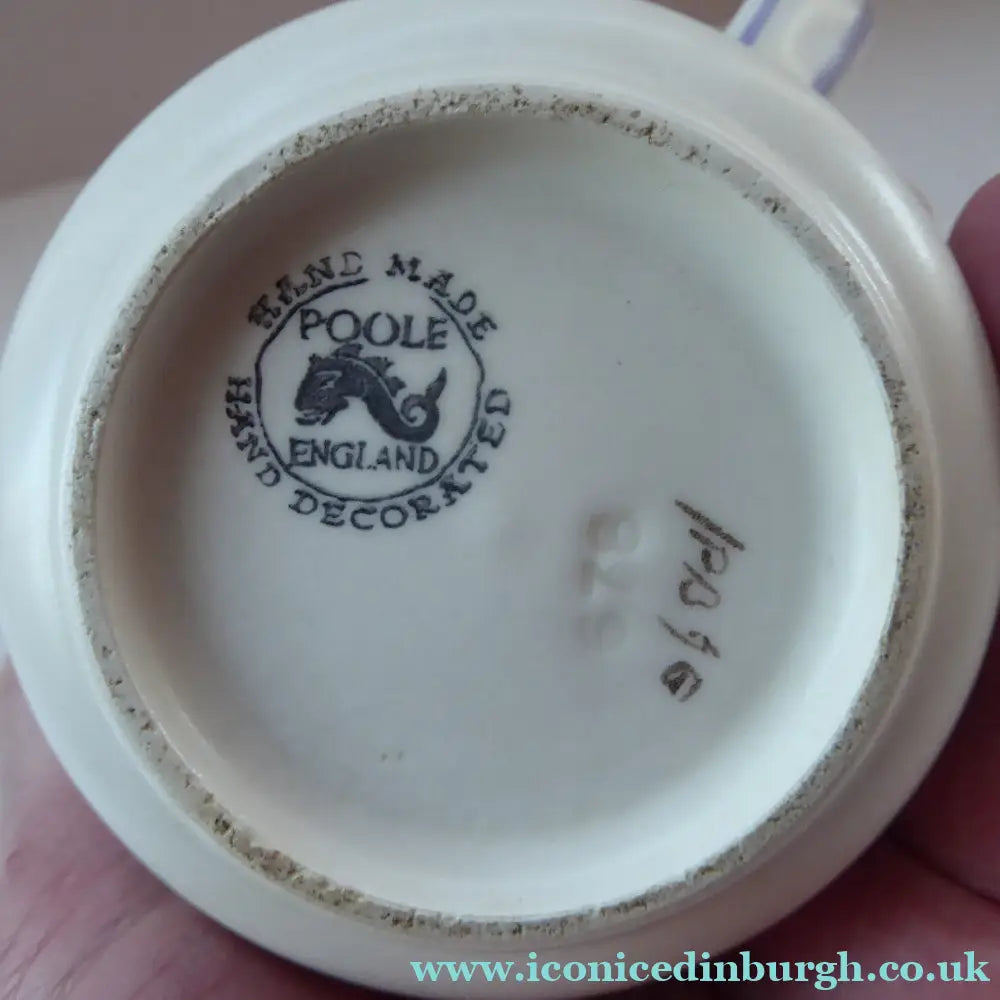 Early 1950s POOLE Pottery BLUEBIRD Pattern Decorative Jug – Iconic