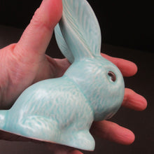 Load image into Gallery viewer, 1930s Pale Blue Snub Nosed Sylvac Rabbit 990