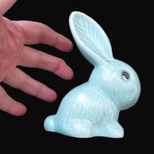 Load image into Gallery viewer, 1930s Pale Blue Snub Nosed Sylvac Rabbit 990