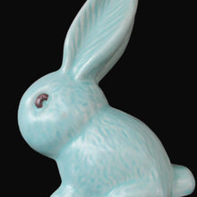 Load image into Gallery viewer, 1930s Pale Blue Snub Nosed Sylvac Rabbit 990