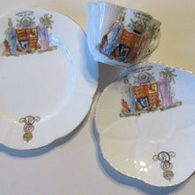 Load image into Gallery viewer, 1902 Foley China Trio Coronation of Edward VII 1902