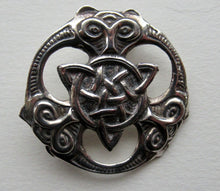 Load image into Gallery viewer, Vintage Sterling Silver 925 Scottish Celtic Brooch
