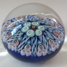 Load image into Gallery viewer, Vintage Scottish Glass Paperweight. Strathearn Millefiori 10 Spokes