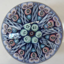 Load image into Gallery viewer, Vintage Scottish Glass Paperweight. Strathearn Millefiori 10 Spokes
