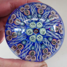 Load image into Gallery viewer, Vintage Scottish Glass Paperweight. Strathearn Millefiori 10 Spokes