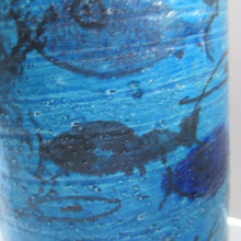 Load image into Gallery viewer, Rare Aldo Londi Bitossi Rimini Blue Pesce or Fish Dish 1960s