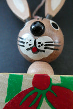 Load image into Gallery viewer, Vintage 1960s Austtian Wooden Jumping Jack Rabbit
