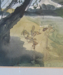 SCOTTISH ART. Sax Shaw (1916 - 2000). Watercolour Landscape Study. Signed and dated 1974