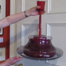 Load image into Gallery viewer, Vintage 1960s Italian Space Age Flying Saucer Pull Down LIght Shade