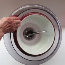 Load image into Gallery viewer, Vintage 1960s Italian Space Age Flying Saucer Pull Down LIght Shade