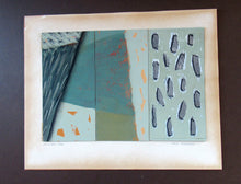 Load image into Gallery viewer, 1980s Abstract Painting Paul Burgess Camberwell of School of Art Dated 1984
