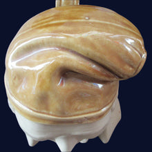 Load image into Gallery viewer, Large Stoneware Whisky Flask in the Form of SOUTER JOHNNIE from the Burn's Poem "Tam O'Shanter"