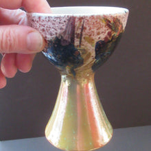 Load image into Gallery viewer, Scottish Studio Pottery Margery Clinton Lustre Glaze Goblet
