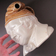 Load image into Gallery viewer, Large Stoneware Whisky Flask in the Form of SOUTER JOHNNIE from the Burn's Poem "Tam O'Shanter"
