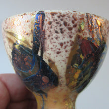 Load image into Gallery viewer, Scottish Studio Pottery Margery Clinton Lustre Glaze Goblet