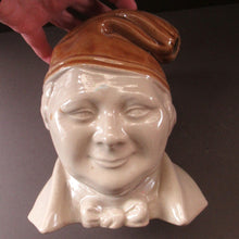 Load image into Gallery viewer, Antique Caledonian Pottery Salt Glaze Stoneware Whisky Flagon: Souter Johnny