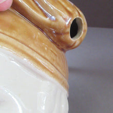 Load image into Gallery viewer, Antique Caledonian Pottery Salt Glaze Stoneware Whisky Flagon: Souter Johnny