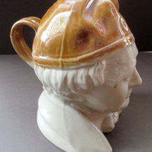 Load image into Gallery viewer, Antique Caledonian Pottery Salt Glaze Stoneware Whisky Flagon: Souter Johnny