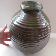 Load image into Gallery viewer, Vintage 1970s Heavy Brutalist Scottish Studio Pottery Vase JF Coull