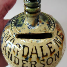 Load image into Gallery viewer, Scottish Pottery Kirkcaldy Antique Pirlie Money Box Bank