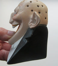 Load image into Gallery viewer, Antique Porcelain SMOKING Ashtray and Match Holder by Schafer &amp; Vater. UGLY GRIN
