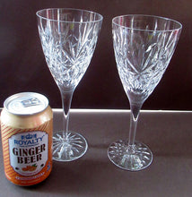 Load image into Gallery viewer, Six Large Edinburgh Crystal Large White Wine Glasses