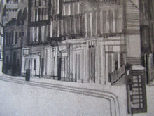 Load image into Gallery viewer, Richard Demarco Original 1960s Pen and Ink Drawing. View of the Lawnmarket
