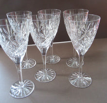 Load image into Gallery viewer, Six Large Edinburgh Crystal Large White Wine Glasses
