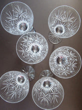 Load image into Gallery viewer, Six Large Edinburgh Crystal Large White Wine Glasses