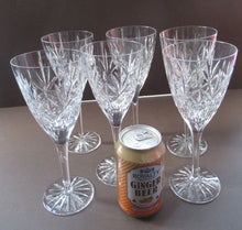 Load image into Gallery viewer, Six Large Edinburgh Crystal Large White Wine Glasses