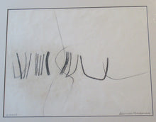 Load image into Gallery viewer, St Ives School: Alexander Mackenzie. Abstract Drawing Signed &amp; titled 18 June 1963
