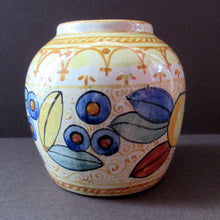 Load image into Gallery viewer, 1920s Scottish Pottery Mak Merry Small Bulbous Vase