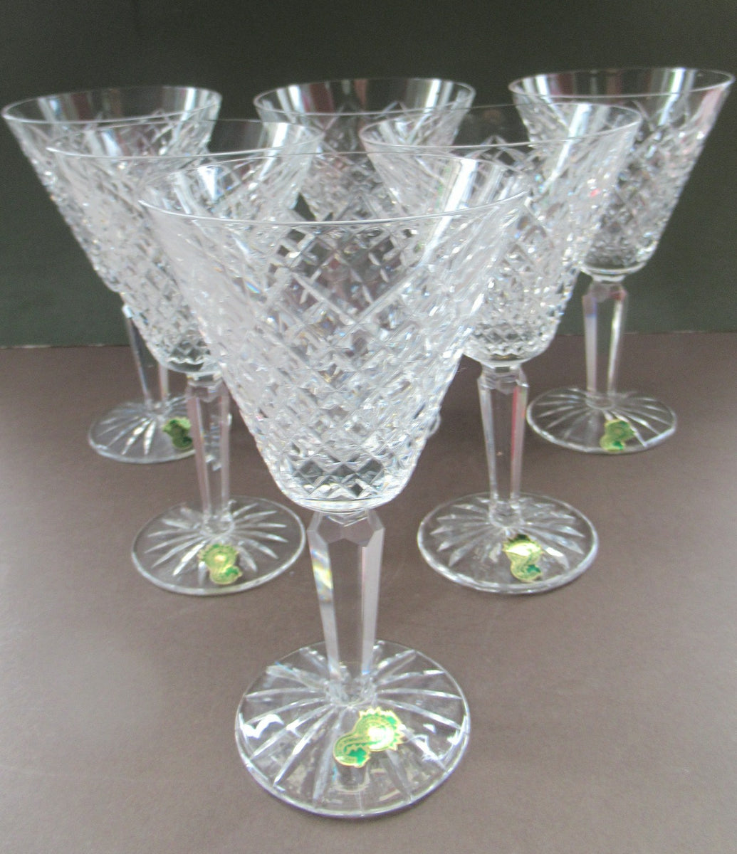 SINGLE Waterford Crystal Water Goblet or Large Wine Glass 