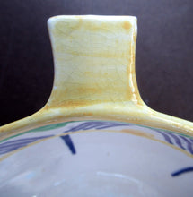 Load image into Gallery viewer, Scottish Art Pottery Lady Painter 1930s Twin Handled Ceramic Quaich
