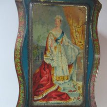 Load image into Gallery viewer, Antique Colman's Mustard Tin. Images of Queen Victoria, Transportation etc. c 1898