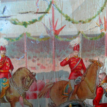 Load image into Gallery viewer, Antique Colman's Mustard Tin. Images of Queen Victoria, Transportation etc. c 1898