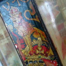 Load image into Gallery viewer, Antique Colman's Mustard Tin. Images of Queen Victoria, Transportation etc. c 1898