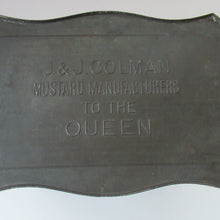 Load image into Gallery viewer, Antique Colman's Mustard Tin. Images of Queen Victoria, Transportation etc. c 1898