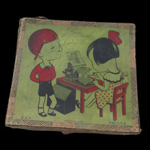 Load image into Gallery viewer, Tinplate German Toy Daisy Wheel Typewriter DRGM DRP Patent 1920s / 1930s