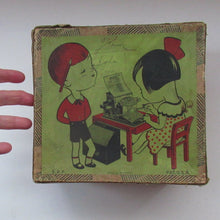 Load image into Gallery viewer, Tinplate German Toy Daisy Wheel Typewriter DRGM DRP Patent 1920s / 1930s
