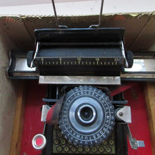 Load image into Gallery viewer, Tinplate German Toy Daisy Wheel Typewriter DRGM DRP Patent 1920s / 1930s