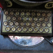 Load image into Gallery viewer, Tinplate German Toy Daisy Wheel Typewriter DRGM DRP Patent 1920s / 1930s